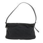 FENDI Mamma Baguette Shoulder Bag Canvas Grayar10408