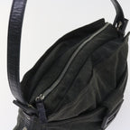 FENDI Mamma Baguette Shoulder Bag Canvas Grayar10408