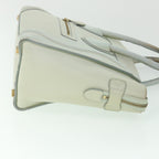 CELINE Luggage Hand Bag Leather Beige  ar10492