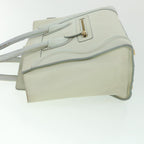 CELINE Luggage Hand Bag Leather Beige  ar10492