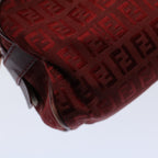 FENDI Zucchino Canvas Hand Bag Redar10594B