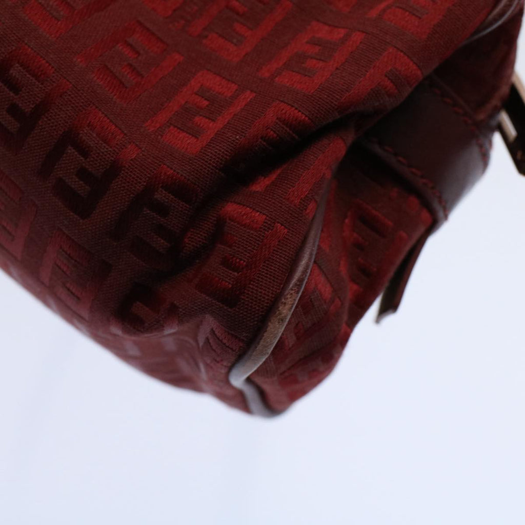 FENDI Zucchino Canvas Hand Bag Redar10594B