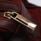 FENDI Zucchino Canvas Hand Bag Redar10594B