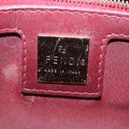 FENDI Zucchino Canvas Hand Bag Redar10594B