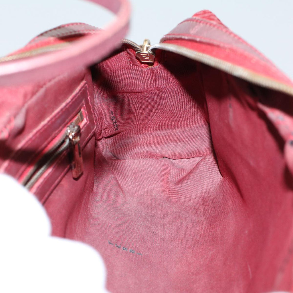 FENDI Zucchino Canvas Hand Bag Redar10594B