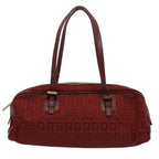 FENDI Zucchino Canvas Hand Bag Redar10594B