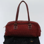 FENDI Zucchino Canvas Hand Bag Redar10594B