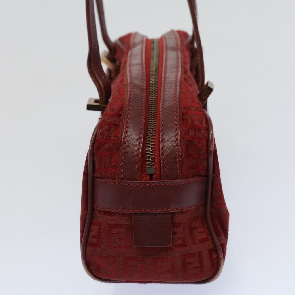 FENDI Zucchino Canvas Hand Bag Redar10594B