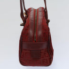 FENDI Zucchino Canvas Hand Bag Redar10594B