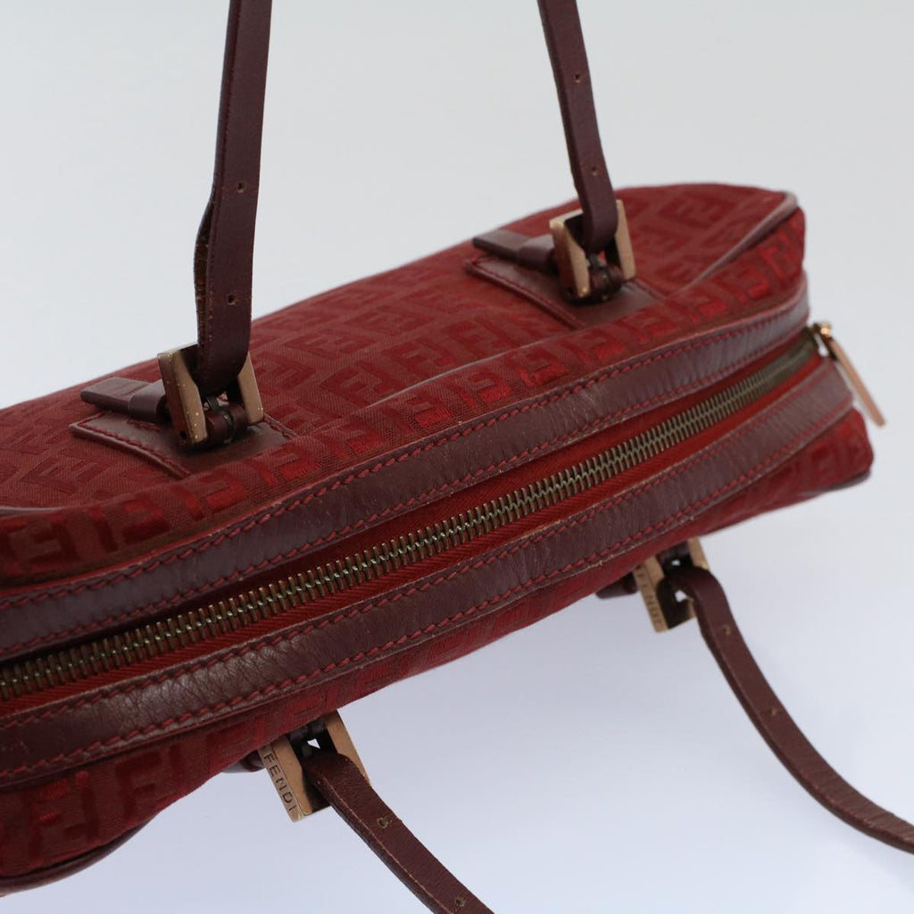 FENDI Zucchino Canvas Hand Bag Redar10594B