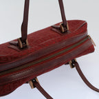 FENDI Zucchino Canvas Hand Bag Redar10594B