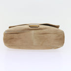 FENDI Mamma Baguette Shoulder Bag Harako leather Beigear10608B