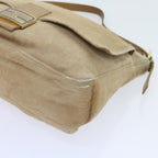 FENDI Mamma Baguette Shoulder Bag Harako leather Beigear10608B