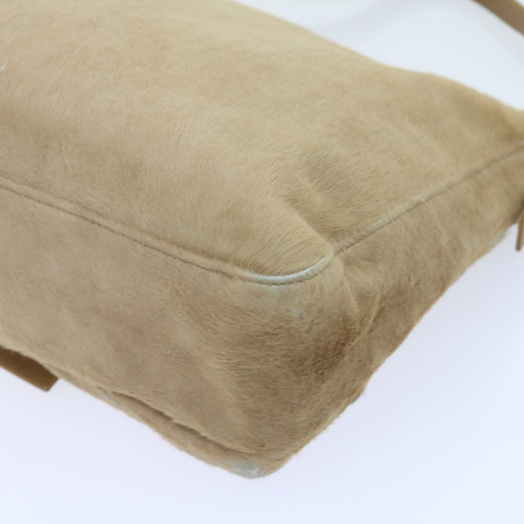 FENDI Mamma Baguette Shoulder Bag Harako leather Beigear10608B