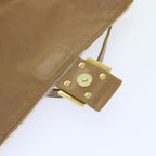 FENDI Mamma Baguette Shoulder Bag Harako leather Beigear10608B