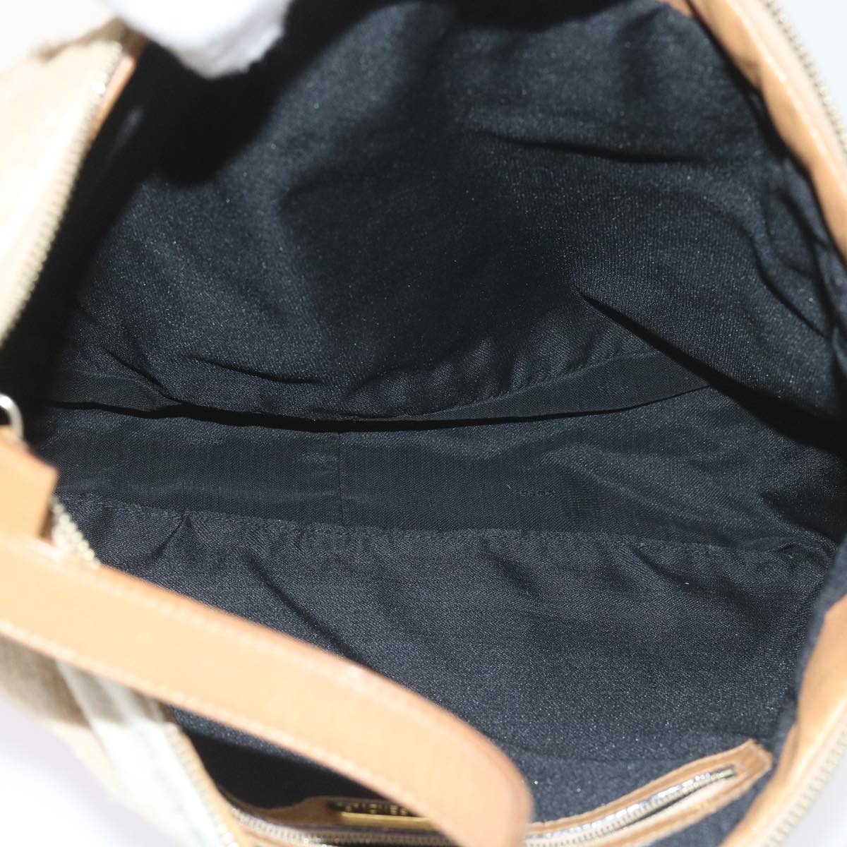 FENDI Mamma Baguette Shoulder Bag Harako leather Beigear10608B