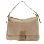 FENDI Mamma Baguette Shoulder Bag Harako leather Beigear10608B