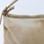 FENDI Mamma Baguette Shoulder Bag Harako leather Beigear10608B