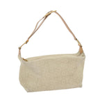 CELINE C Macadam Canvas Shoulder Bag Beige  ar10626B