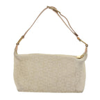 CELINE C Macadam Canvas Shoulder Bag Beige  ar10626B