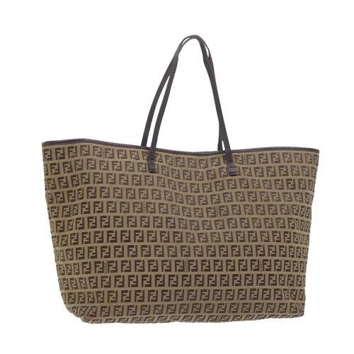 FENDI Zucchino Canvas Tote Bag Beigear10650