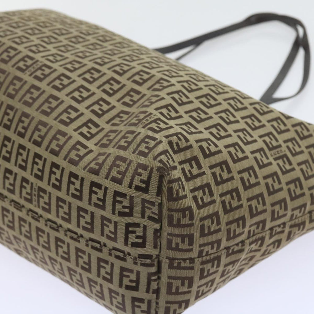FENDI Zucchino Canvas Tote Bag Beigear10650