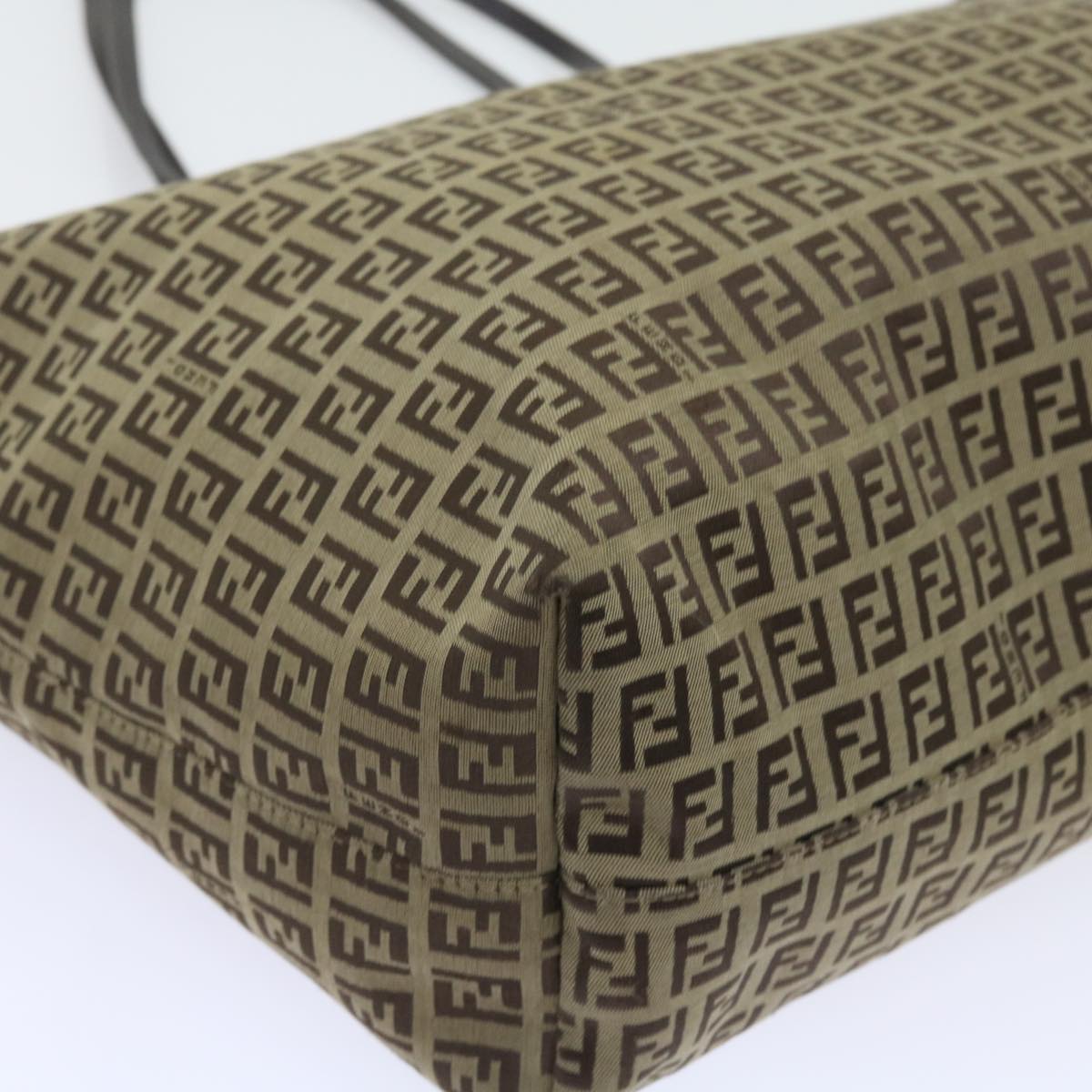FENDI Zucchino Canvas Tote Bag Beigear10650