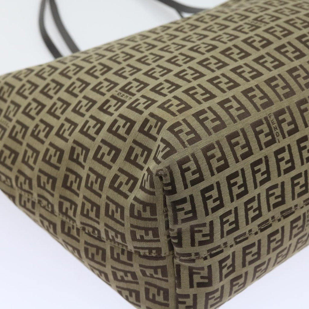 FENDI Zucchino Canvas Tote Bag Beigear10650