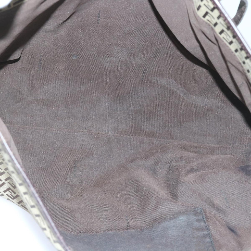 FENDI Zucchino Canvas Tote Bag Beigear10650
