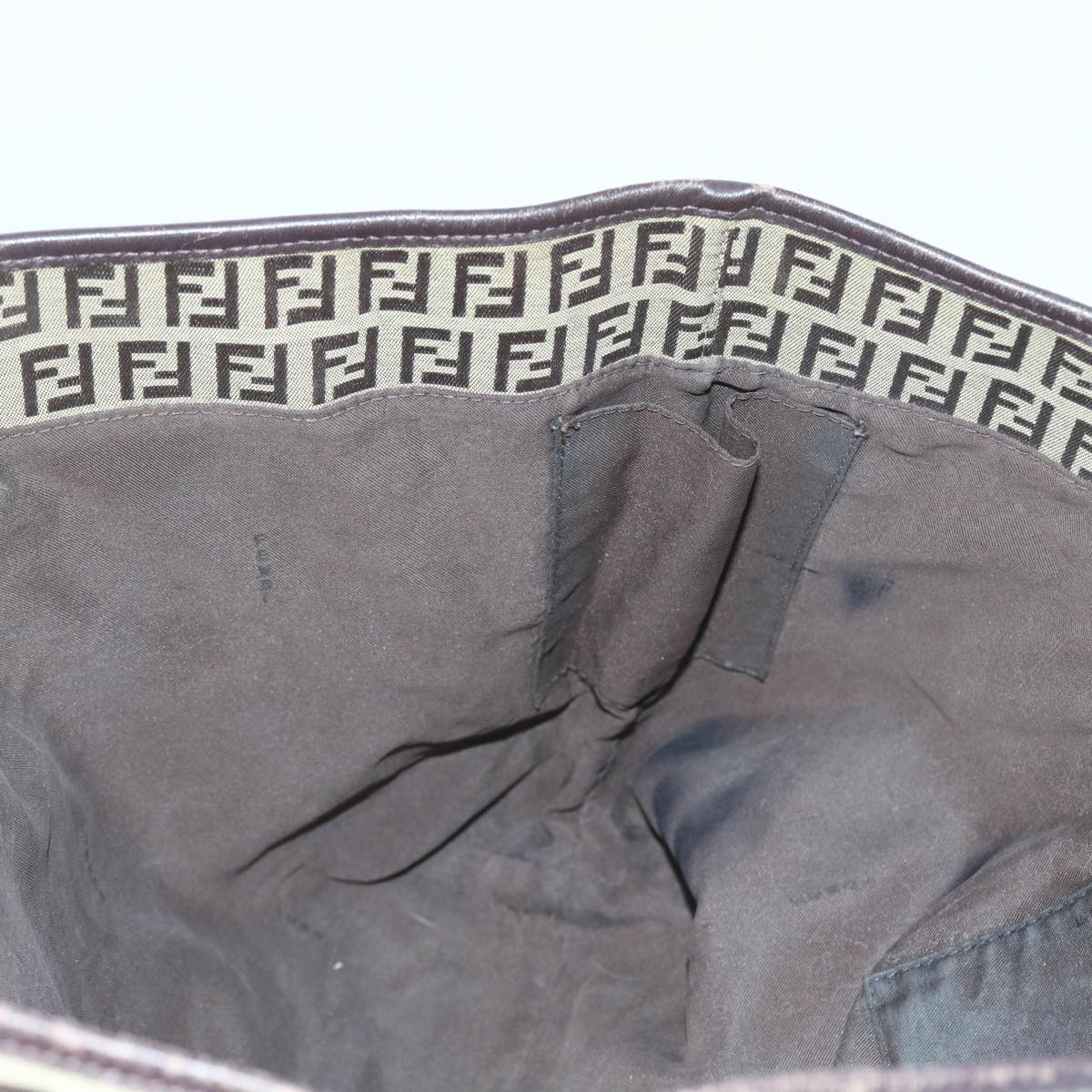 FENDI Zucchino Canvas Tote Bag Beigear10650