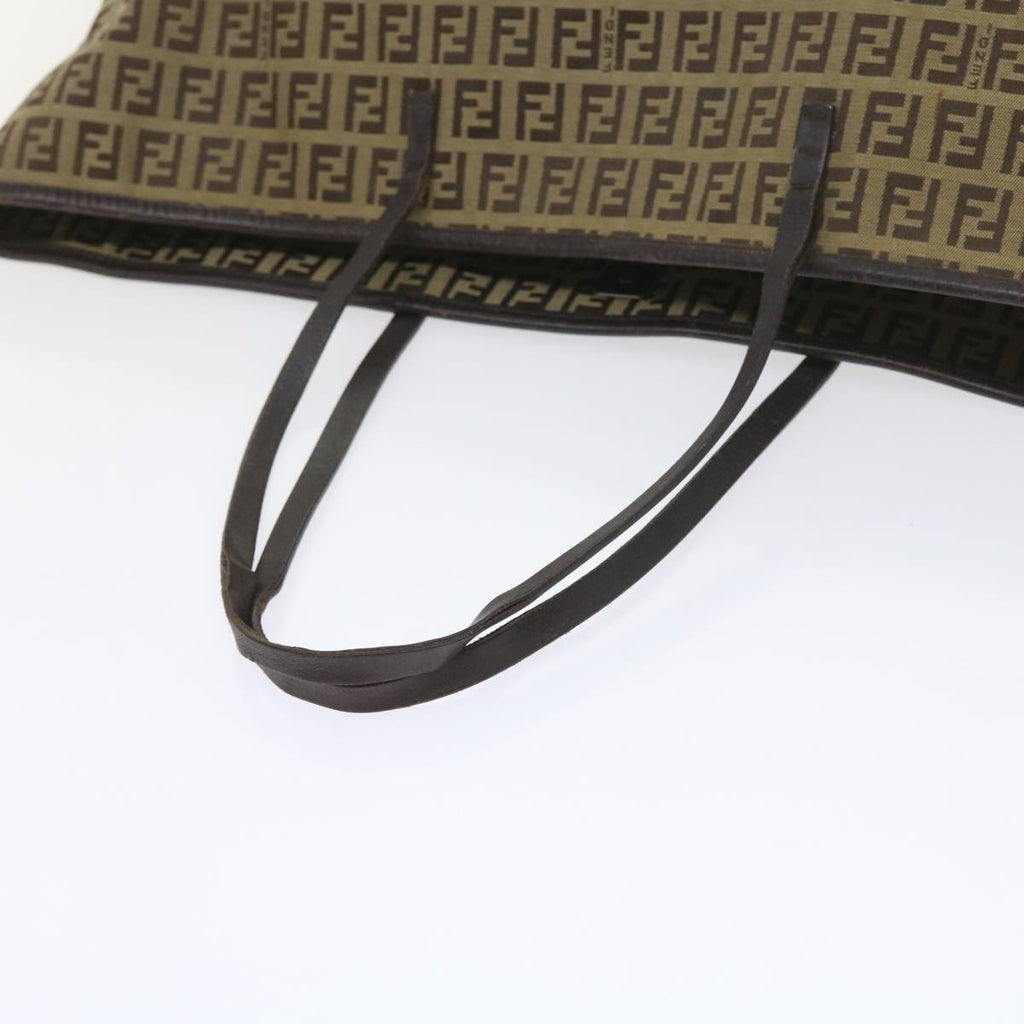 FENDI Zucchino Canvas Tote Bag Beigear10650