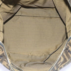 FENDI Zucca Canvas Hand Bag Black Brown 2111 26348 088ar10671