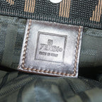 FENDI Zucca Canvas Hand Bag Black Brown 2321 26555 098ar10692