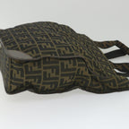 FENDI Zucca Canvas Hand Bag Black Brown 2321 26555 098ar10692