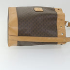 CELINE Macadam Canvas Shoulder Bag PVC Leather Brown  ar10788