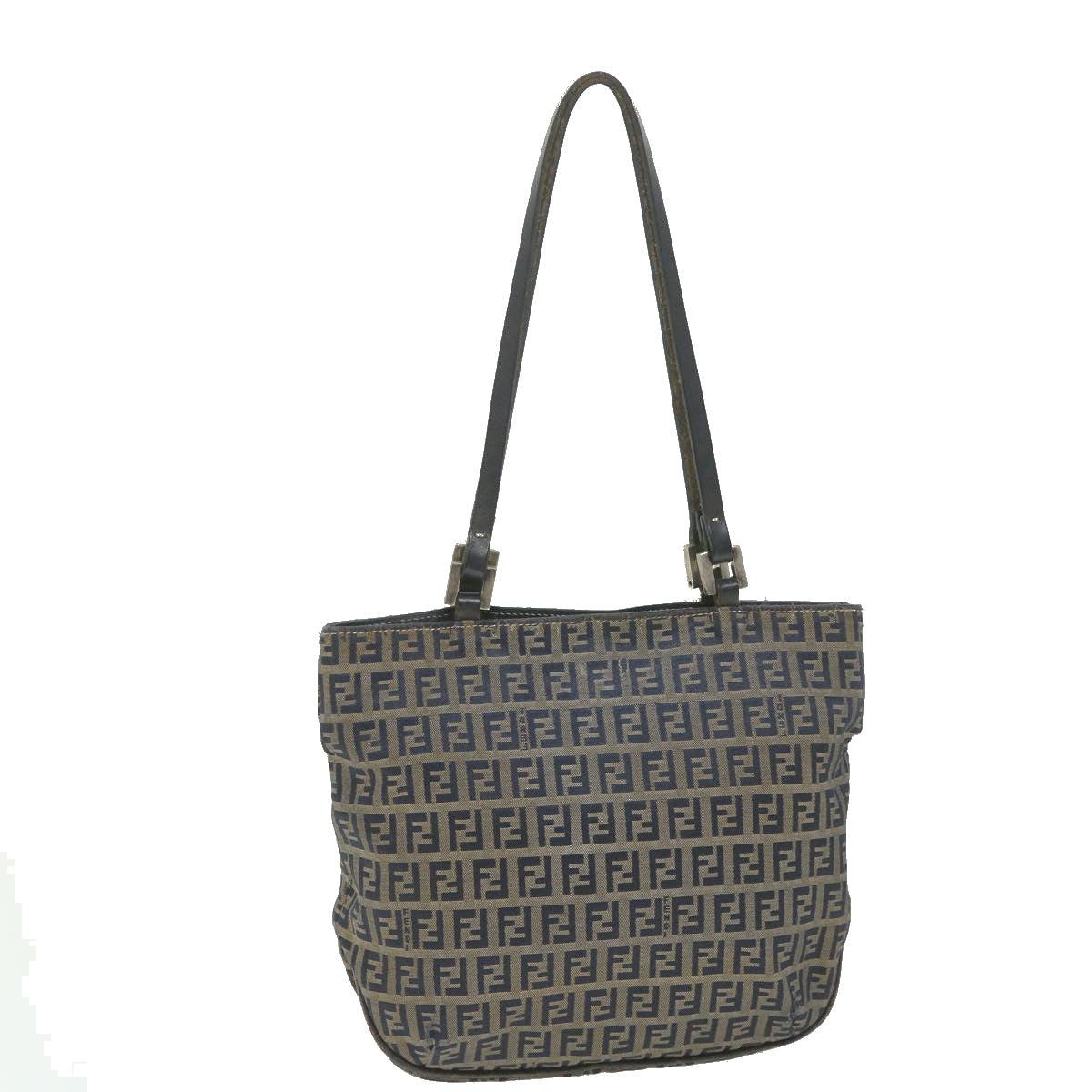 FENDI Zucchino Canvas Tote Bag Navyar10829B