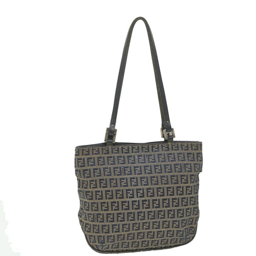 FENDI Zucchino Canvas Tote Bag Navyar10829B