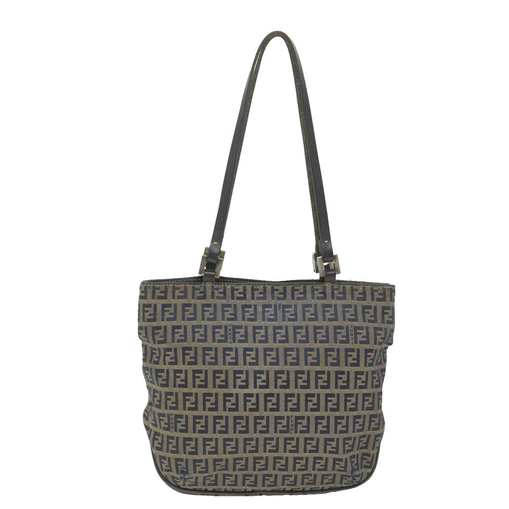 FENDI Zucchino Canvas Tote Bag Navyar10829B