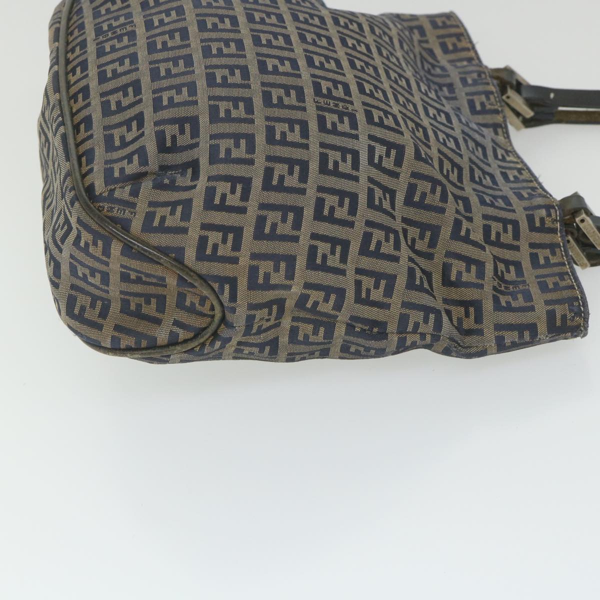 FENDI Zucchino Canvas Tote Bag Navyar10829B