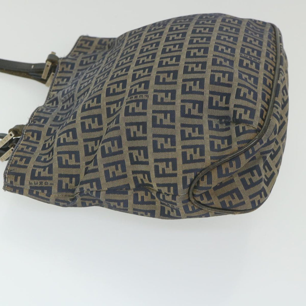 FENDI Zucchino Canvas Tote Bag Navyar10829B