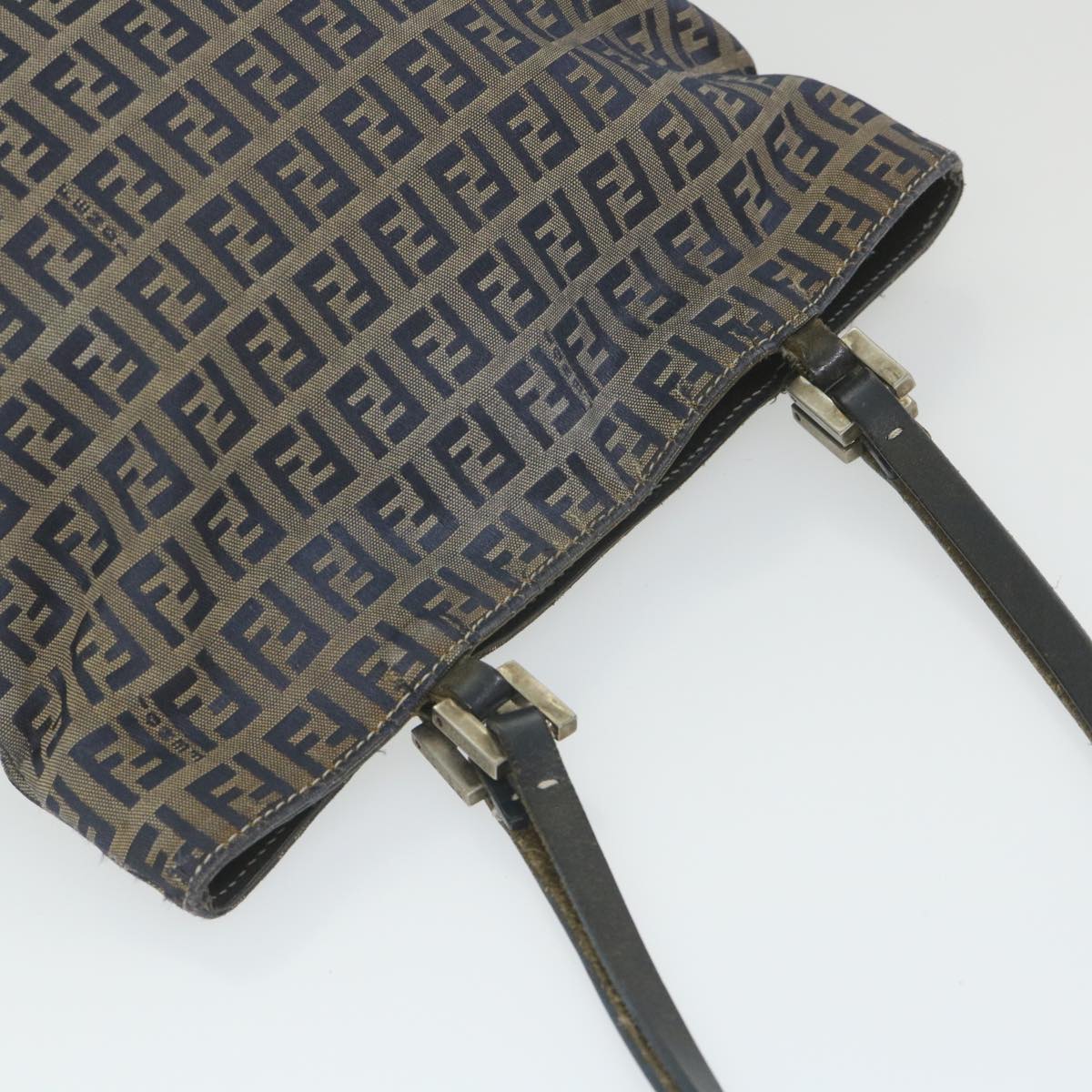 FENDI Zucchino Canvas Tote Bag Navyar10829B