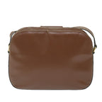 CELINE Shoulder Bag Leather Brown  ar10843B