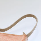 FENDI Zucchino Canvas Shoulder Bag Orange 010 26810 018ar10855B
