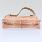 FENDI Zucchino Canvas Shoulder Bag Orange 010 26810 018ar10855B