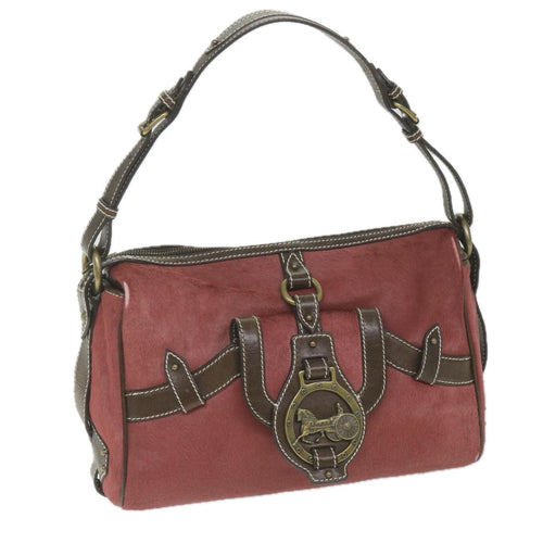 CELINE Shoulder Bag Harako leather Red  ar10857B