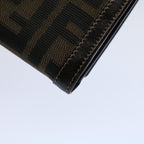 FENDI Zucca Canvas Wallet Black Brown 2266 31052 088ar10887