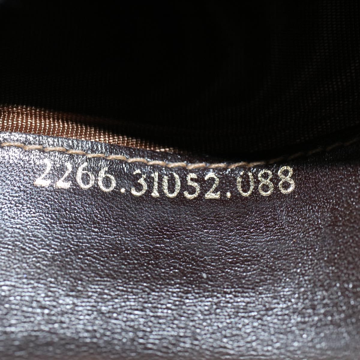 FENDI Zucca Canvas Wallet Black Brown 2266 31052 088ar10887