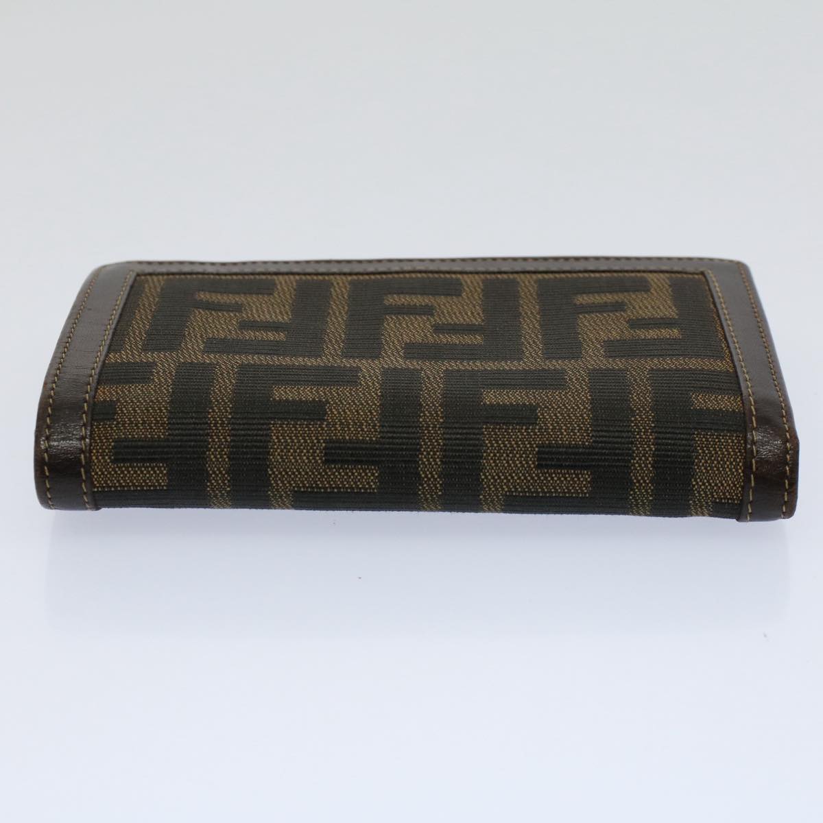 FENDI Zucca Canvas Wallet Black Brown 2266 31052 088ar10887