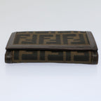 FENDI Zucca Canvas Wallet Black Brown 2266 31052 088ar10887