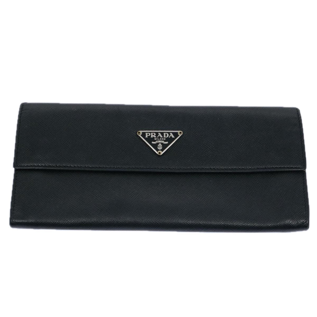 PRADA Wallet Leather 6Set Black Red  ar10913
